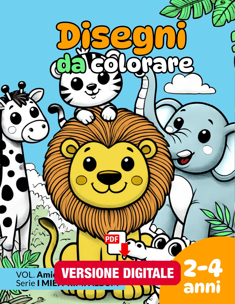 Amici animali: PDF Versione Digitale Stampabile