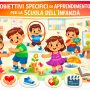 Attività creative e obiettivi di apprendimento per l'infanzia dei bambini
