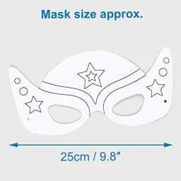 Baker Ross Kit Maschere Supereroe da Decorare - Baker Ross — vista 8 di 8