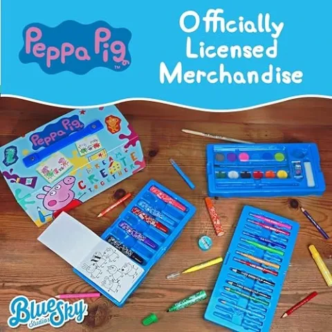 Blue Sky Studios Peppa Pig Kit Creativo - Set Artistico Completo per Bambini — vista 2 di 6