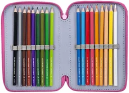 Clondo Astuccio Triplo Riempito Disney Principesse - 44 Accessori Scuola, immagine aggiuntiva prodotto