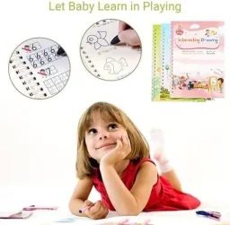 CosyCorner Quaderni Magici per Scrivere - 4 Libri Riutilizzabili con Penna — vista 8 di 9