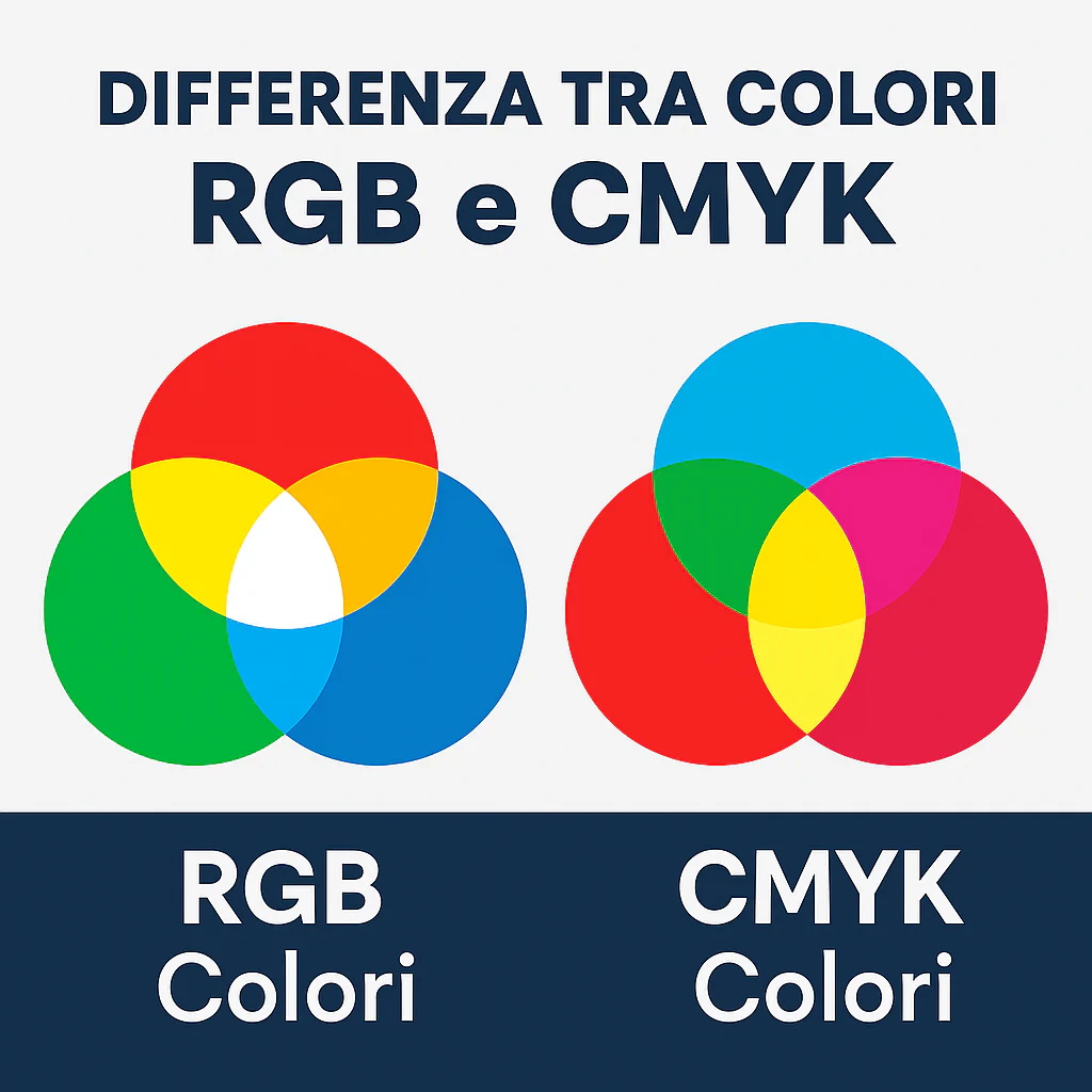 Differenze colori rgb vs cmyk