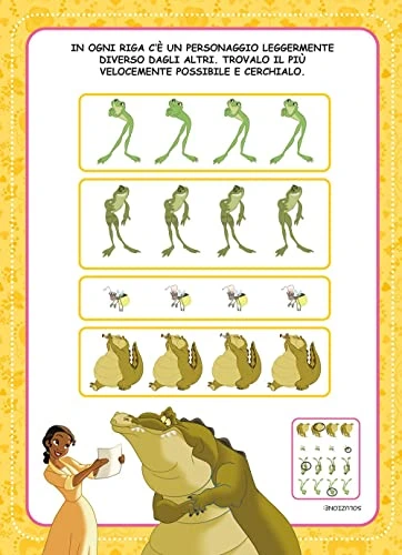 Particolare della confezione Disney Libri Disney Princess - 100 Pagine per Colorare, Leggere e Giocare