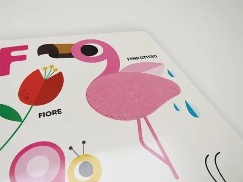 Vista alternativa Edizioni del Borgo Il Mio Primo Alfabetiere Tattile - Toccalibri a Colori