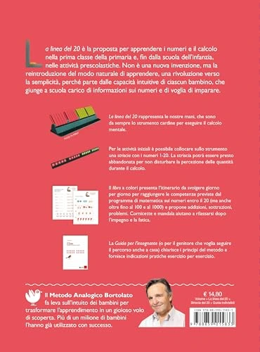Particolare della confezione Erickson La Linea del 20 - Calcolo Analogico per Bambini Bortolato