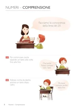 Contenuto e dettagli Erickson La Linea del 20 - Calcolo Analogico per Bambini Bortolato