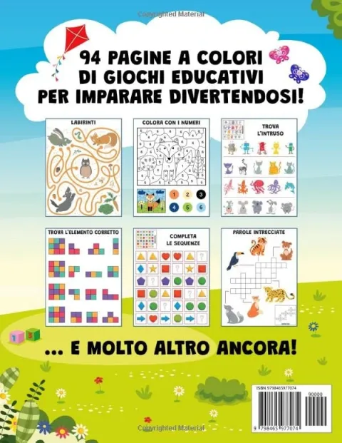 Giochi e Passatempi per Bambini 4-7 Anni - 140 Attività a Colori — vista 2 di 2