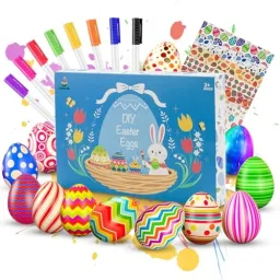 JadeLink Kit Decorazione Uova di Pasqua - 20 Pezzi da Dipingere — confezione prodotto