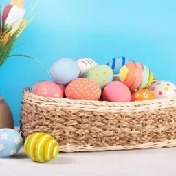 Particolare della confezione JadeLink Kit Decorazione Uova di Pasqua - 20 Pezzi da Dipingere
