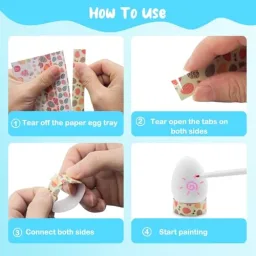 Contenuto e dettagli JadeLink Kit Decorazione Uova di Pasqua - 20 Pezzi da Dipingere