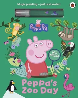 Ladybird Peppa Pig al Zoo - Libro Magico da Colorare e Dipingere — confezione prodotto
