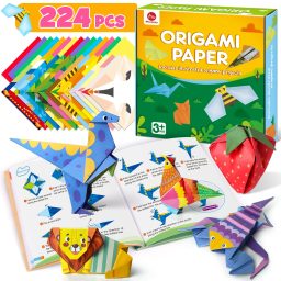 Carta per Origami, 224 Fogli di Carta Origami