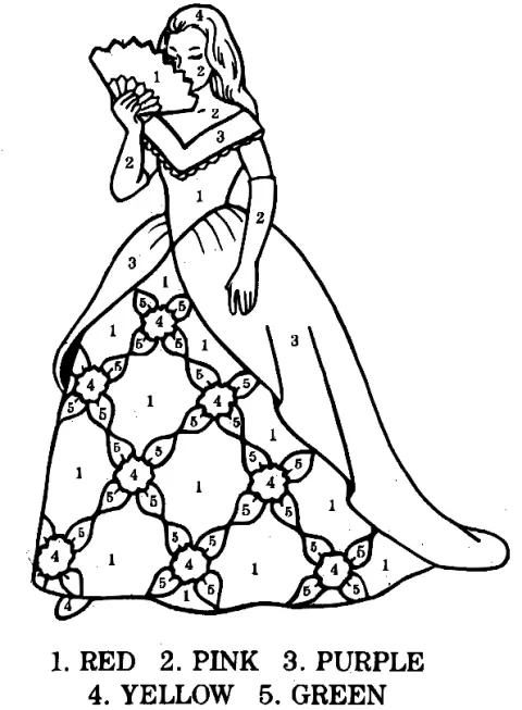 Principessa da colorare