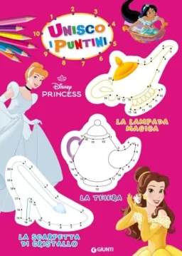 Principesse Disney - Unisco i Puntini e Colori Illustrato — confezione prodotto