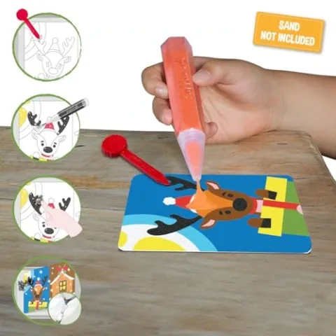 Contenuto e dettagli Sabbiarelli Sabbiarelli Sand-it For Fun - Album Villaggio di Natale