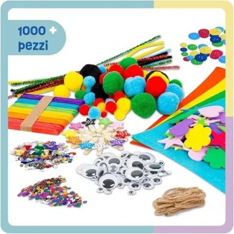 Smowo Kit Lavoretti Creativi Smowo - Set Bricolage Completo per Bambini — vista 2 di 7