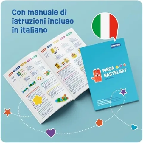 Contenuto e dettagli Smowo Kit Lavoretti Creativi Smowo - Set Bricolage Completo per Bambini