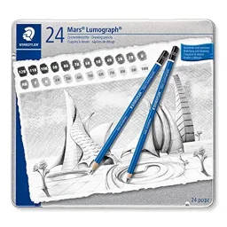 STAEDTLER Matite Staedtler Mars Lumograph - Set 24 Pezzi Grafite Assortite — confezione prodotto