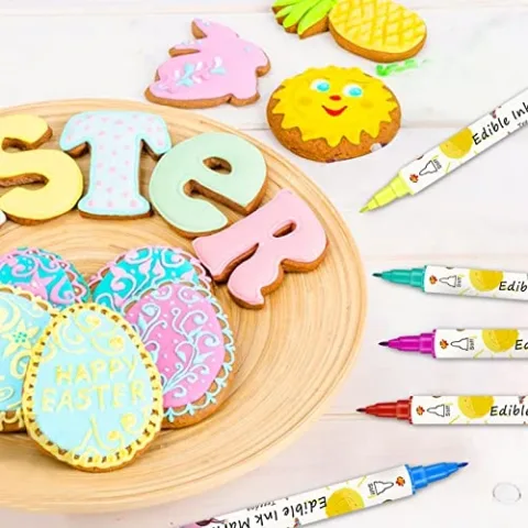 Contenuto e dettagli Treedoa Pennarelli Alimentari Commestibili Bifacciali