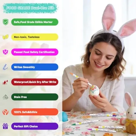 Treedoa Pennarelli Alimentari Commestibili Bifacciali, immagine aggiuntiva prodotto