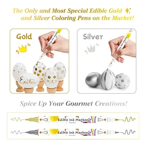 Vista alternativa Treedoa Pennarelli Alimentari Commestibili Bifacciali