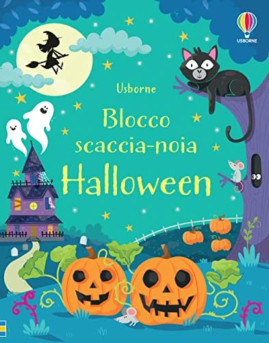 Halloween - Blocco Scaccia-Noia Usborne Ediz. Colori