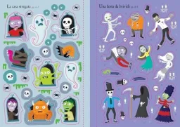 Particolare della confezione Usborne Halloween - Piccoli Libri con Adesivi a Colori